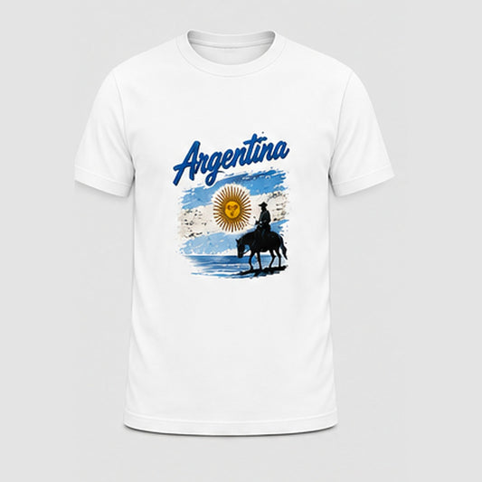 Maglietta bianca Argentina