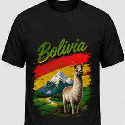 Maglietta nera Bolivia