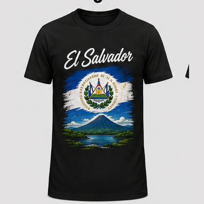 Maglietta nera El Salvador